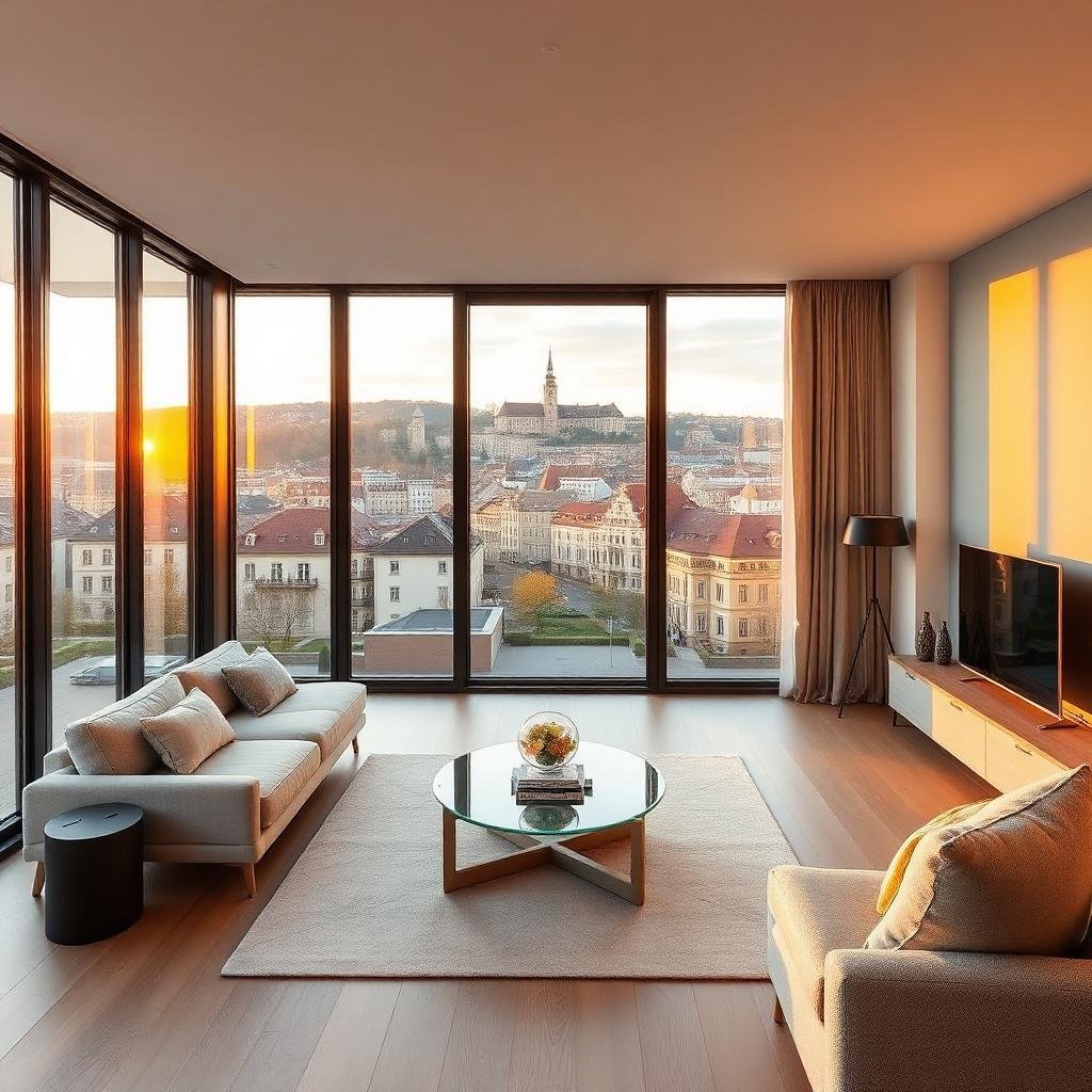 Modern apartment in Bratislava
